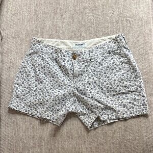 Old Navy Blue Floral Athletic Shorts
